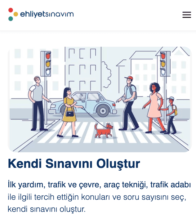 Ehliyetsinavim.net: Driver Exam Platform